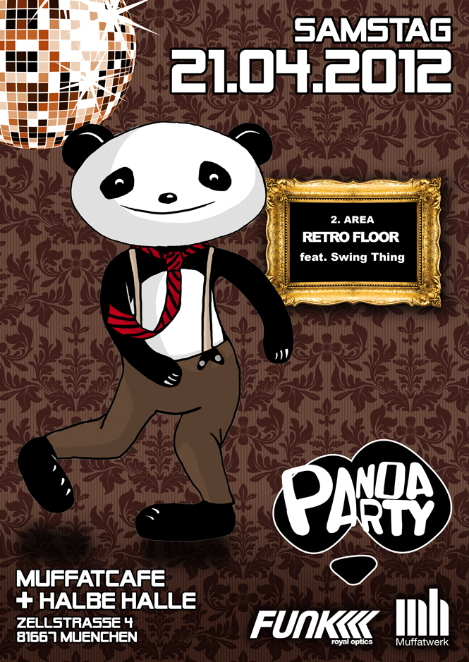 PANDA PARTY Im Muffatwerk